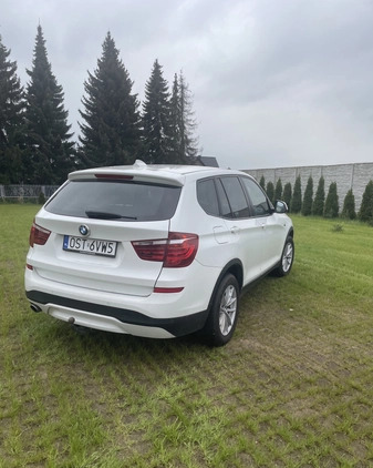 BMW X3 cena 69300 przebieg: 215000, rok produkcji 2015 z Czarna Woda małe 7